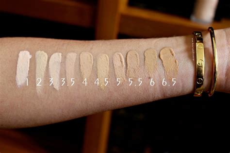 giorgio armani power fabric foundation swatches